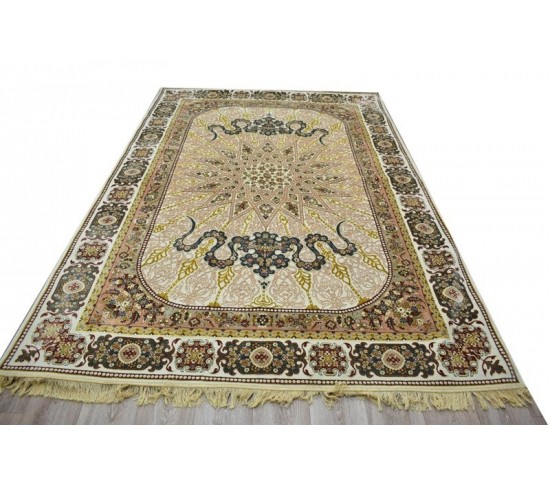 Иранский ковер Diba Carpet Setareh Cream Купить в интернет магазине ДомоМода Иранский ковер Diba Carpet Setareh Cream - высокое качество по лучшей цене в Украине