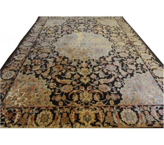Иранский ковер Diba Carpet Isfahan d.brown Купить в интернет магазине ДомоМода Иранский ковер Diba Carpet Isfahan d.brown - высокое качество по лучшей цене в Украине