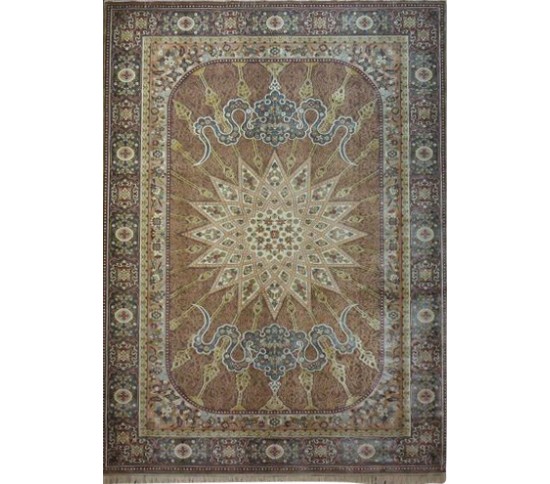 Иранский ковер Diba Carpet Setareh Brown Купить в интернет магазине ДомоМода Иранский ковер Diba Carpet Setareh Brown - высокое качество по лучшей цене в Украине