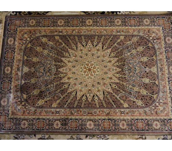 Иранский ковер Diba Carpet Setareh d.brown Купить в интернет магазине ДомоМода Иранский ковер Diba Carpet Setareh d.brown - высокое качество по лучшей цене в Украине