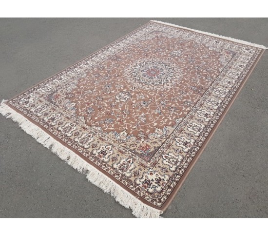 Иранский ковер SHAH ABBASI COLLECTION (X-041/1730 BROWN) Купить в интернет магазине ДомоМода фото 2 Иранский ковер SHAH ABBASI COLLECTION (X-041/1730 BROWN) - высокое качество по лучшей цене в Украине изображение 2.