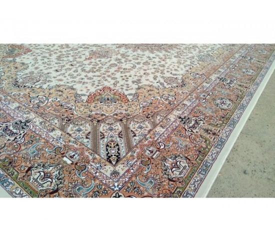 Иранский ковер SHAH ABBASI COLLECTION (Y-034/8304 CREAM) - высокое качество по лучшей цене в Украине изображение 4.