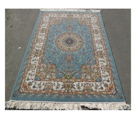 Іранський килим Shah Kar Collection (Y-009/80060 blue) - Висока якість за найкращою ціною в Україні