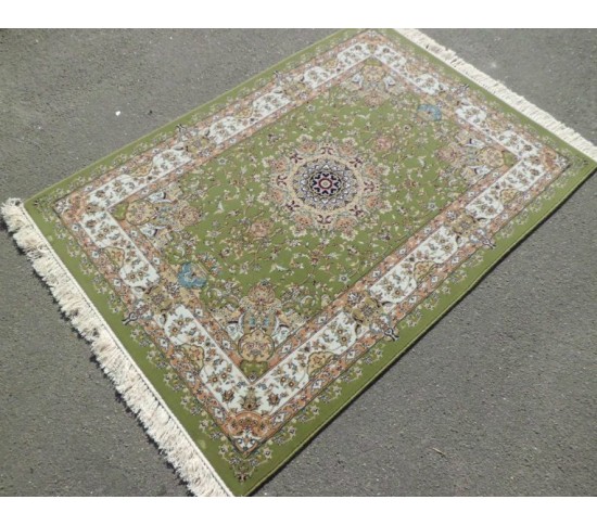 Іранський килим Shah Kar Collection (Y-009/8070 green) - Висока якість за найкращою ціною в Україні зображення 4.