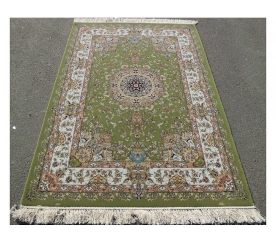 Іранський килим Shah Kar Collection (Y-009/8070 green) - Висока якість за найкращою ціною в Україні