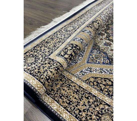 Високощільний килим SILK 5157A Navy - Висока якість за найкращою ціною в Україні зображення 3.