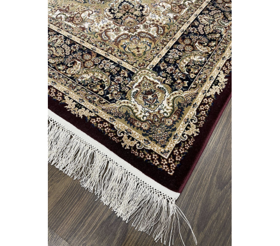 Высокоплотный ковер SILK 5158B BURGUNDY - высокое качество по лучшей цене в Украине изображение 4.