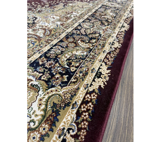 Высокоплотный ковер SILK 5158B BURGUNDY - высокое качество по лучшей цене в Украине изображение 2.