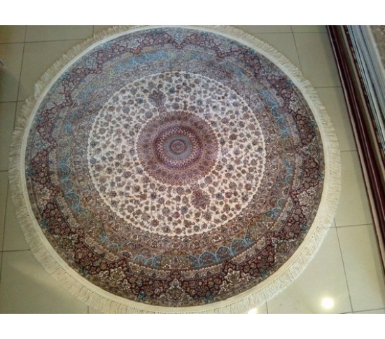 Іранський килим Silky Collection (D-011/1004 cream) - Висока якість за найкращою ціною в Україні зображення 6.