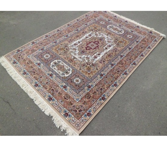 Иранский ковер Silky Collection (D-001/1003 cream) - высокое качество по лучшей цене в Украине изображение 5.