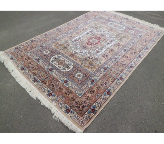 Иранский ковер Silky Collection (D-001/1003 cream) - высокое качество по лучшей цене в Украине изображение 4.