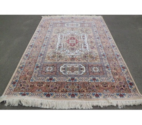 Иранский ковер Silky Collection (D-001/1003 cream) - высокое качество по лучшей цене в Украине изображение 2.