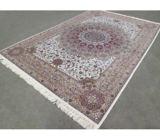 Іранський килим Silky Collection (D-013/1001 cream) - Висока якість за найкращою ціною в Україні зображення 4.