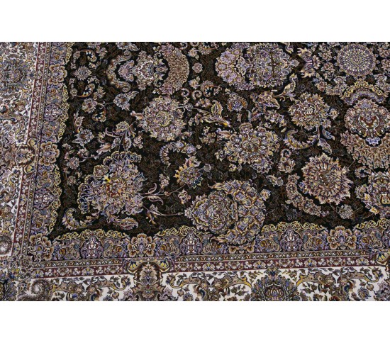 Персидский ковер Farsi 57-DBL DARK BLUE - высокое качество по лучшей цене в Украине изображение 4.