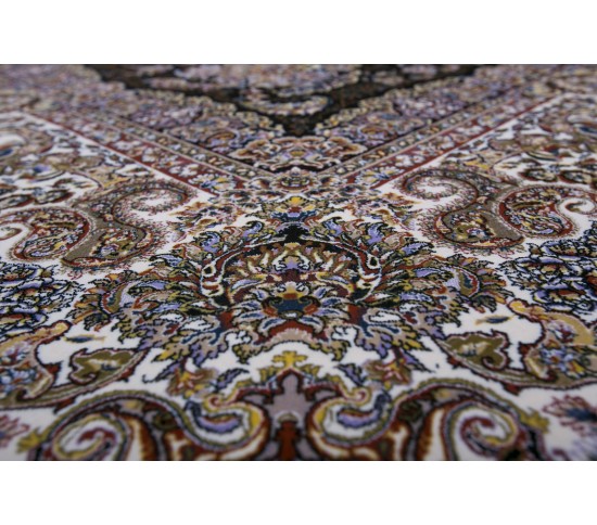 Персидский ковер Farsi 57-DBL DARK BLUE - высокое качество по лучшей цене в Украине изображение 2.