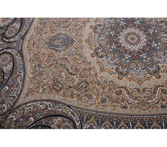 Перський килим Kashan 607-BE Beije - Висока якість за найкращою ціною в Україні зображення 5.