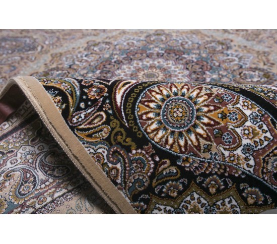 Перський килим Kashan 607-BE Beije - Висока якість за найкращою ціною в Україні зображення 4.