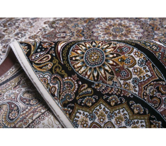 Перський килим Kashan 607-C cream - Висока якість за найкращою ціною в Україні зображення 5.