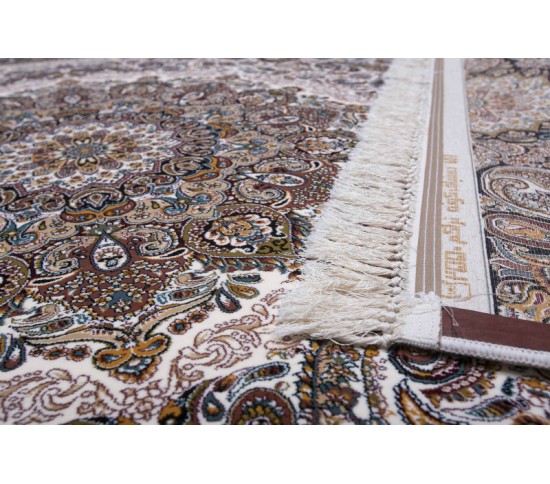 Перський килим Kashan 607-C cream - Висока якість за найкращою ціною в Україні зображення 4.