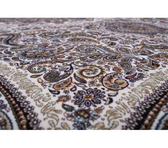 Перський килим Kashan 607-C cream - Висока якість за найкращою ціною в Україні зображення 3.