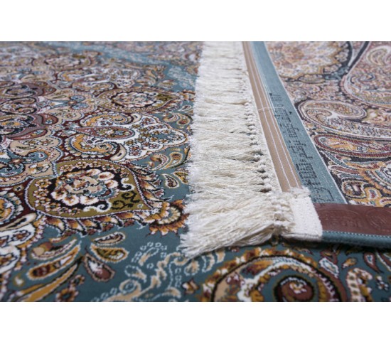 Перський килим Kashan 607-LBL blue - Висока якість за найкращою ціною в Україні зображення 4.