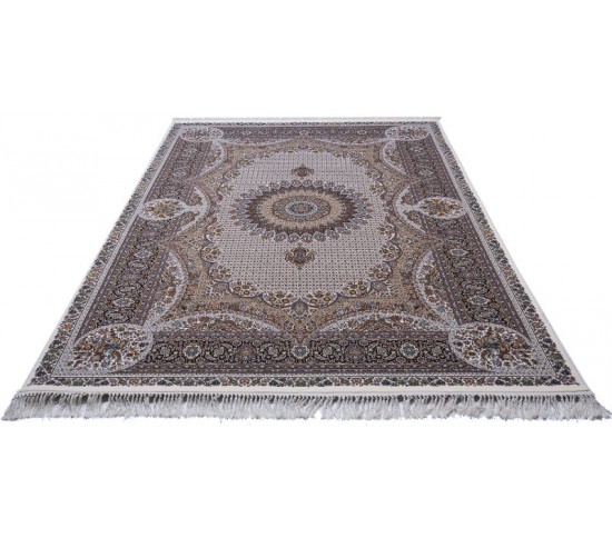 Персидский ковер Kashan 610-C cream - высокое качество по лучшей цене в Украине