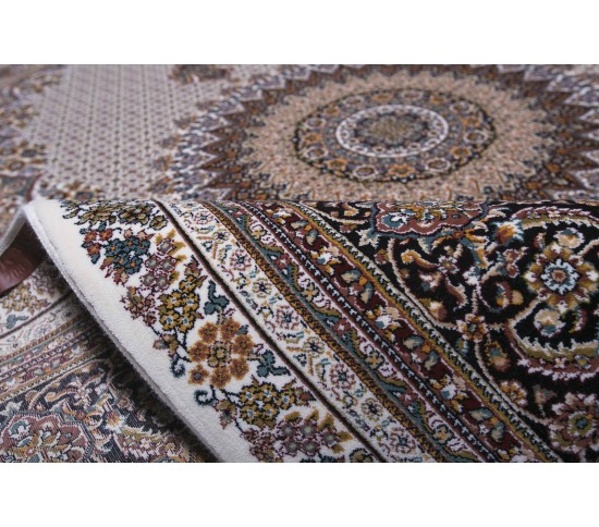 Персидский ковер Kashan 610-C cream - высокое качество по лучшей цене в Украине изображение 6.