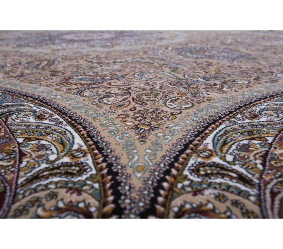 Перський килим Kashan 612-BE Beije - Висока якість за найкращою ціною в Україні зображення 4.