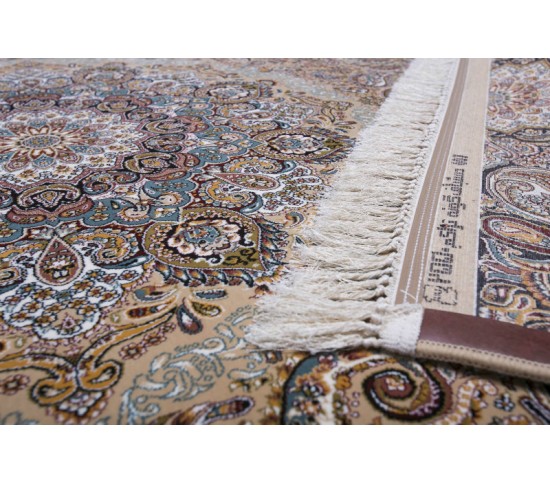 Перський килим Kashan 612-BE Beije - Висока якість за найкращою ціною в Україні зображення 2.