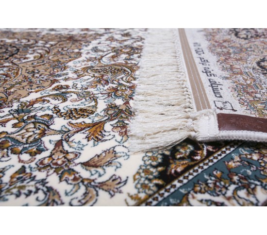 Перський килим Kashan 612-C cream - Висока якість за найкращою ціною в Україні зображення 5.