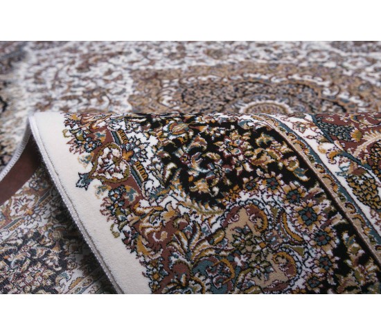 Перський килим Kashan 612-C cream - Висока якість за найкращою ціною в Україні зображення 4.