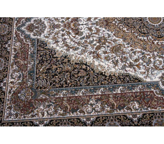 Перський килим Kashan 612-C cream - Висока якість за найкращою ціною в Україні зображення 3.