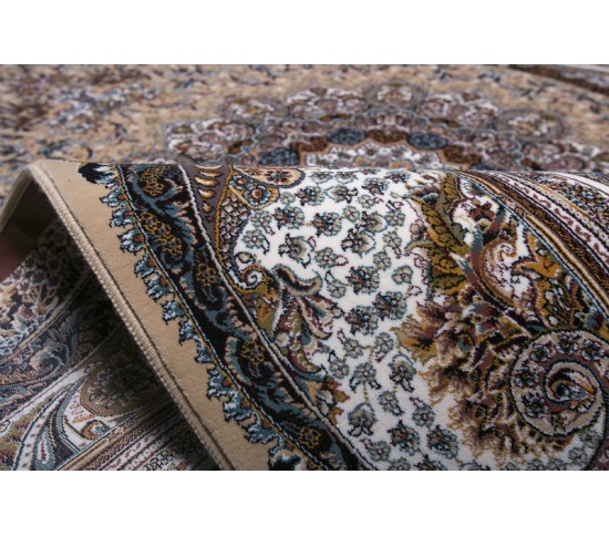 Перський килим Kashan 619-BE Beije - Висока якість за найкращою ціною в Україні зображення 3.