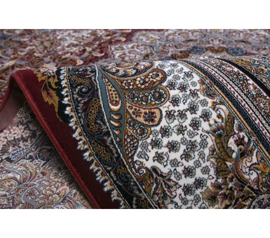 Перський килим Kashan 619-R red - Висока якість за найкращою ціною в Україні зображення 2.