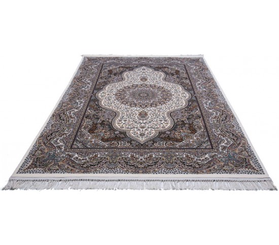 Персидский ковер Kashan 620-C cream - высокое качество по лучшей цене в Украине