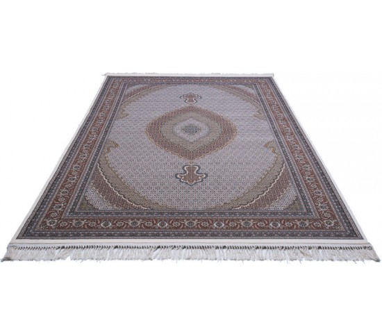 Персидский ковер Kashan 707-C cream - высокое качество по лучшей цене в Украине