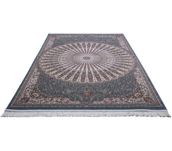 Перський килим Kashan 773-LBL blue - Висока якість за найкращою ціною в Україні