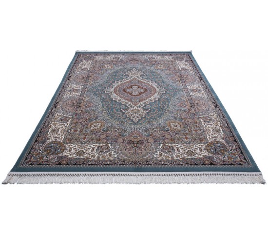 Персидский ковер Kashan 774-LBL blue - высокое качество по лучшей цене в Украине