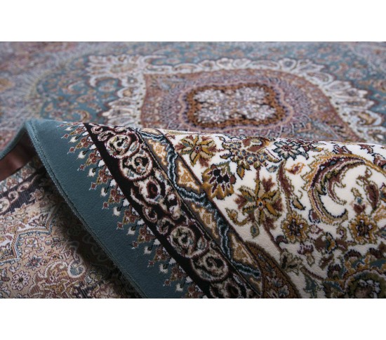 Персидский ковер Kashan 774-LBL blue - высокое качество по лучшей цене в Украине изображение 3.