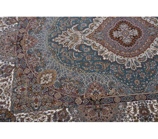 Персидский ковер Kashan 774-LBL blue - высокое качество по лучшей цене в Украине изображение 2.