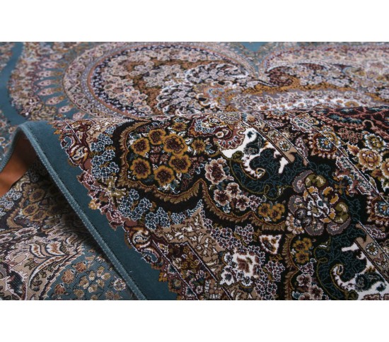 Персидский ковер Tabriz 35-TBL Turquoise Blue - высокое качество по лучшей цене в Украине изображение 3.