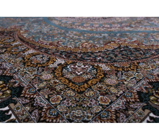 Персидский ковер Tabriz 35-TBL Turquoise Blue - высокое качество по лучшей цене в Украине изображение 2.