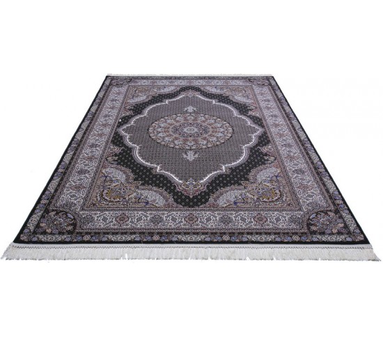 Персидский ковер Tabriz 40-DBL DARK BLUE - высокое качество по лучшей цене в Украине