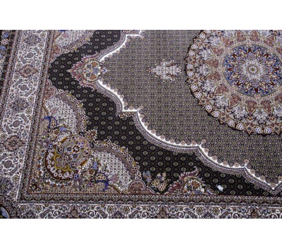 Персидский ковер Tabriz 40-DBL DARK BLUE - высокое качество по лучшей цене в Украине изображение 5.