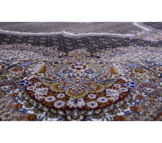 Персидский ковер Tabriz 40-DBL DARK BLUE - высокое качество по лучшей цене в Украине изображение 2.