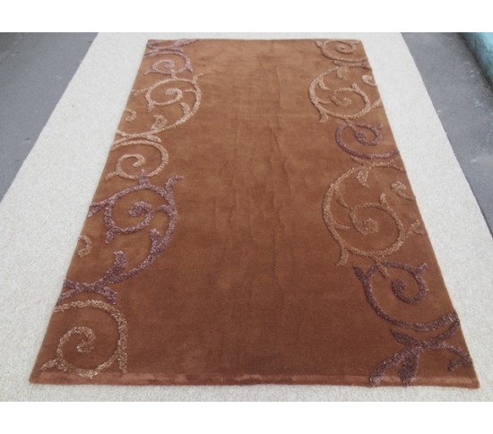 Вовняний килим Bari 845-002 brown - Висока якість за найкращою ціною в Україні