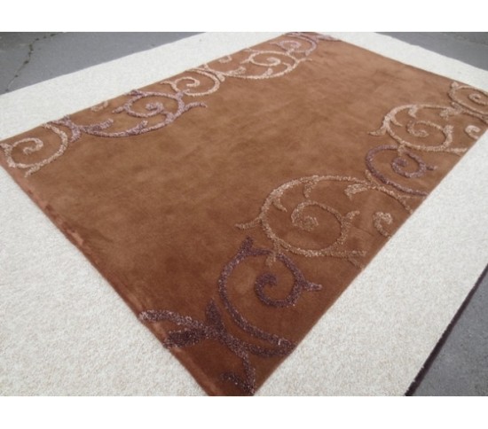 Вовняний килим Bari 845-002 brown - Висока якість за найкращою ціною в Україні зображення 2.