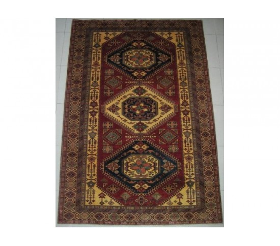 Вовняний килим Kazak 121975 Купити в інтернет магазині ДомоМода Вовняний килим Kazak 121975 - Висока якість за найкращою ціною в Україні