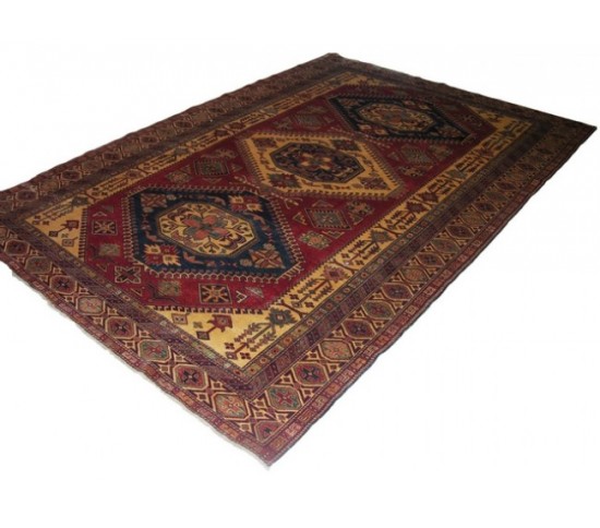 Вовняний килим Kazak 121975 Купити в інтернет магазині ДомоМода фото 2 Вовняний килим Kazak 121975 - Висока якість за найкращою ціною в Україні зображення 2.