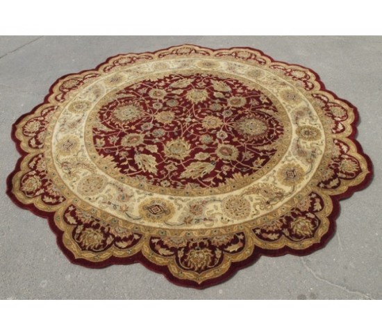 Шерстяной ковер Saraswati Global Crown gb 1/deep red gold r - высокое качество по лучшей цене в Украине изображение 7.